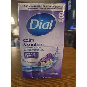 Dial‎ Calm & Soothe Antibacterial Bar Soap, 4 oz., 8 pk.